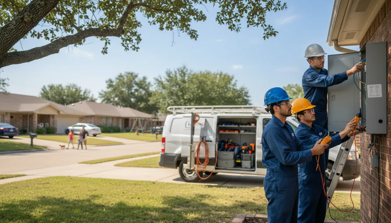 Certified electrician providing emergency electrical services in Clayton, MO